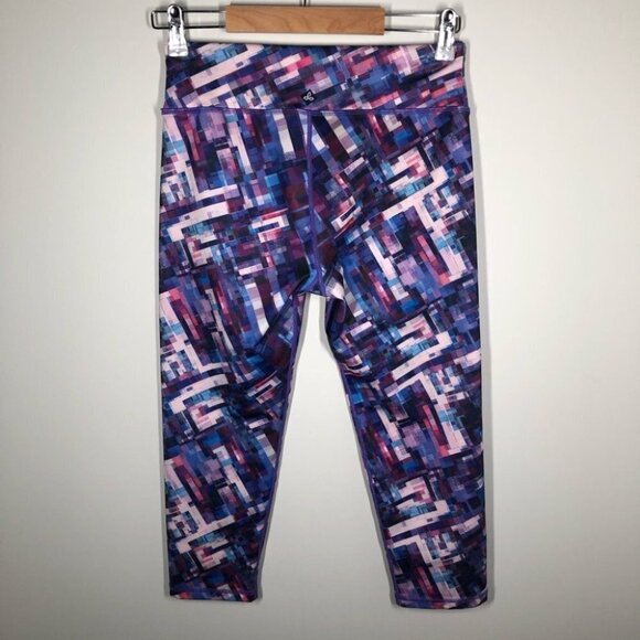 Prana Supernova Fractal Roxanne Capri Leggings Activewear Bottoms Size Medium - Picture 8 of 8